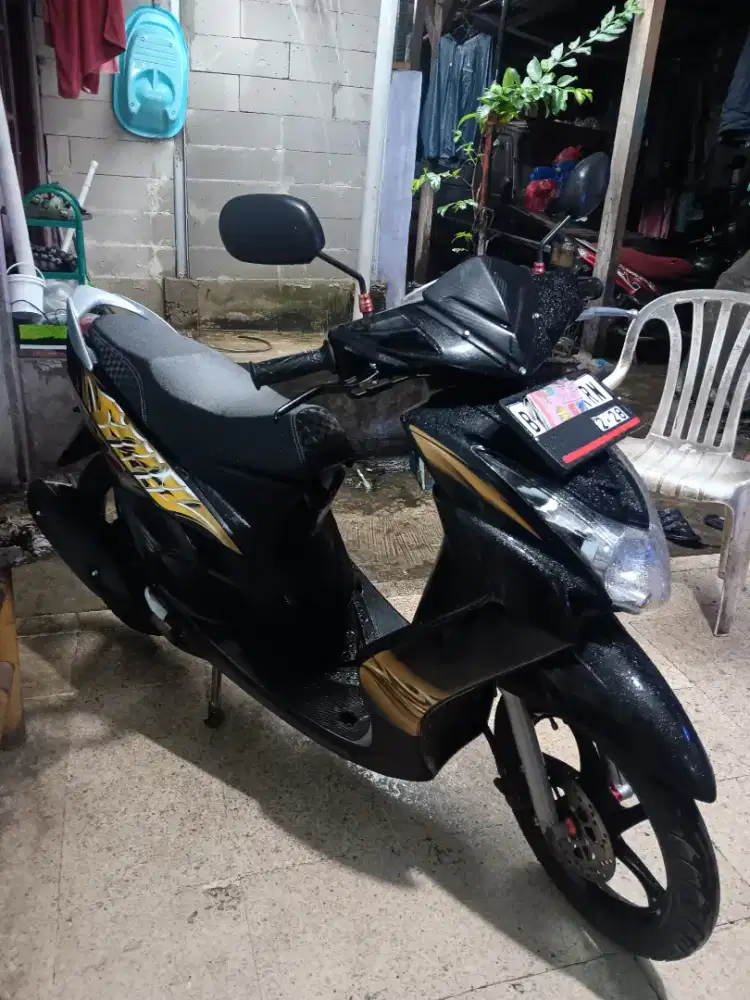 Jual Mtr Mio Soul Carbu thn 2008 ss Lengkap+Faktur