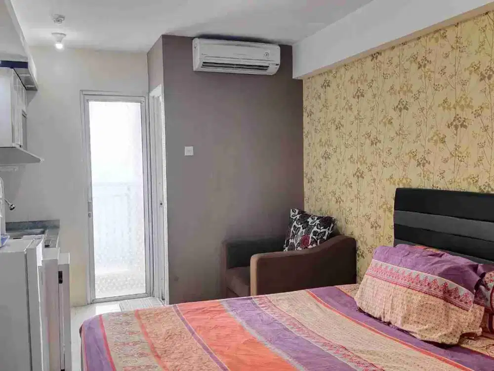 sewa murah apartemen bassura city studio full furnish, Free IPL