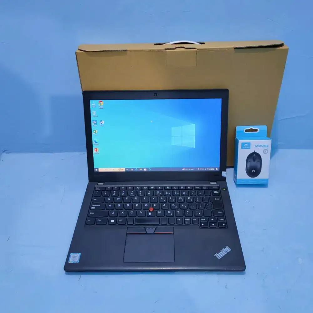 Laptop thinkpad X270 slim intel core i3 Gen 6 ram 8GB bonus mouse baru