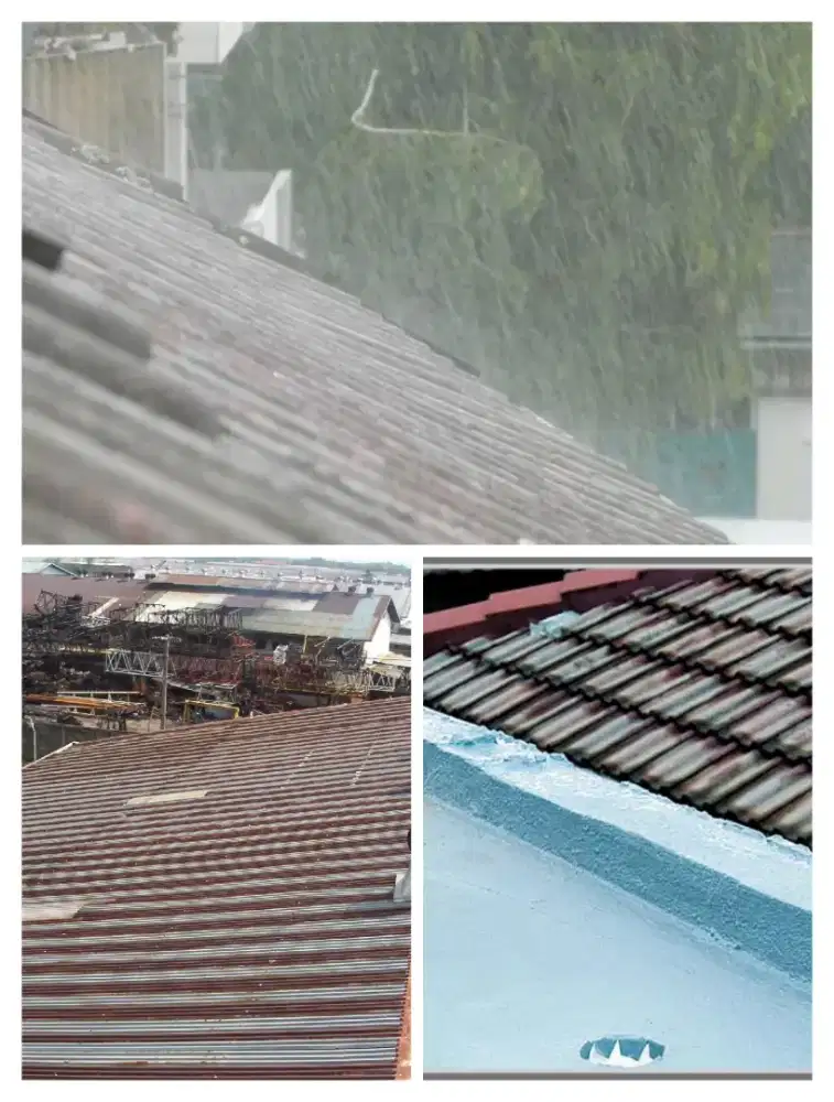 Tukang perbaikan atap bocor dinding dak rembes talang air renovasi DLL