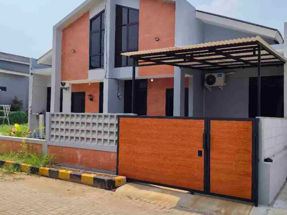 Rumah baru tanpa DP lokasi strategis dekat jalan raya