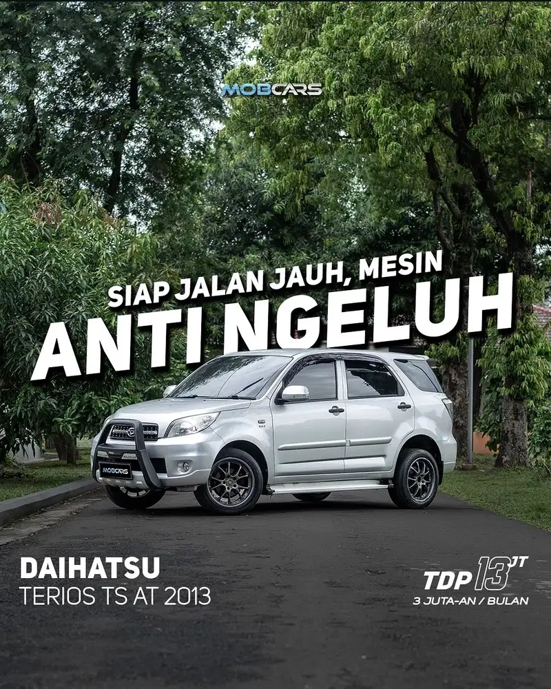 Free E-Toll & Bensin Daihatsu Terios 1.5 TS AT Matic 2013 Silver