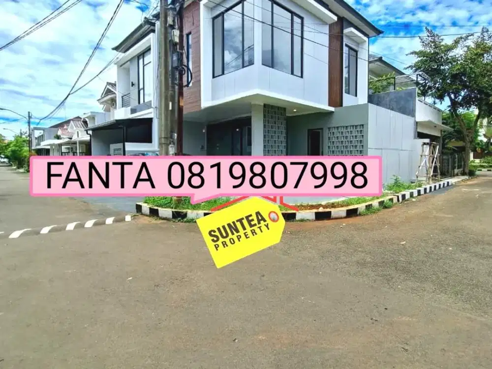 Rumah Keren Posisi Hook di Sektor 9 Bintaro Siap Huni | KH