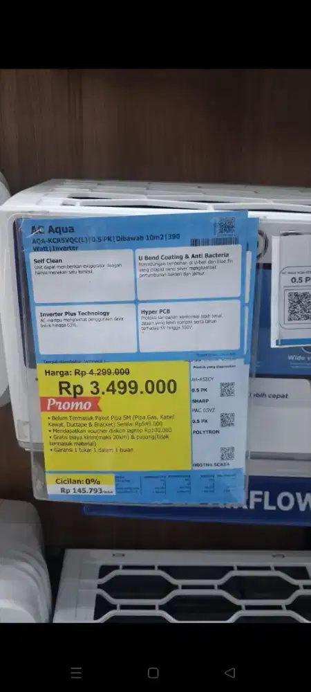 AC AQUA INVERTER 1/2 PK