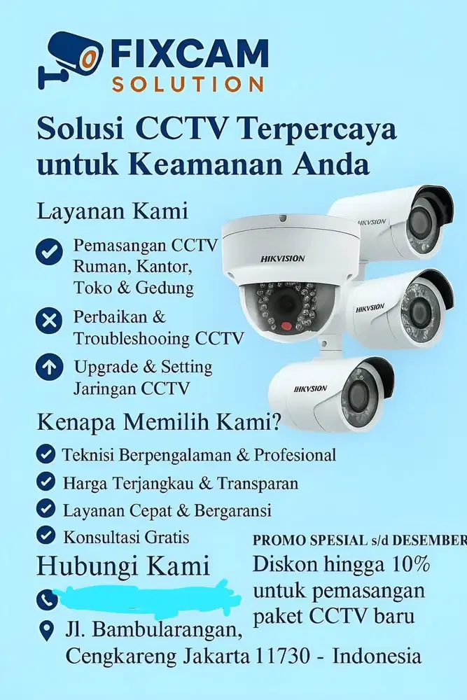 Jasa Pasang CCTV