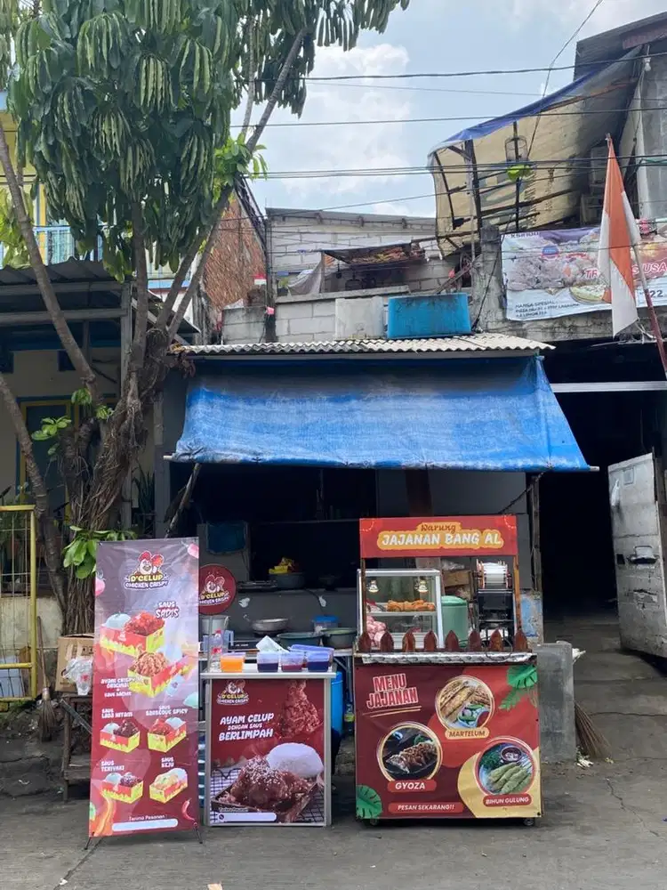 take over paket usaha d'celup dan es teh solol