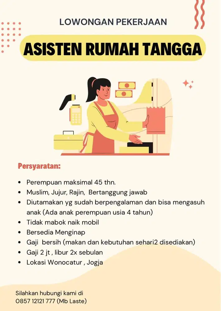 ART + Momong area Jogja