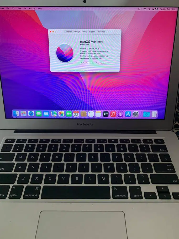 -PROMOKTOBER- Forsale Macbook Air 13-inch-2017 MQD32LL/A