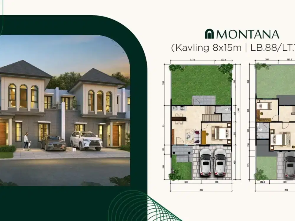 Rumah Luas 10 Menit ke Metropolitan Mall Cileungsi Dibantu KPR J-30889