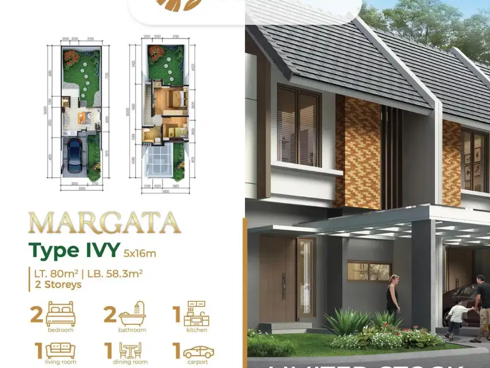 Rumah Primary dengan Smart Sistem Dekat Cibubur Plaza Siap KPR J-30229