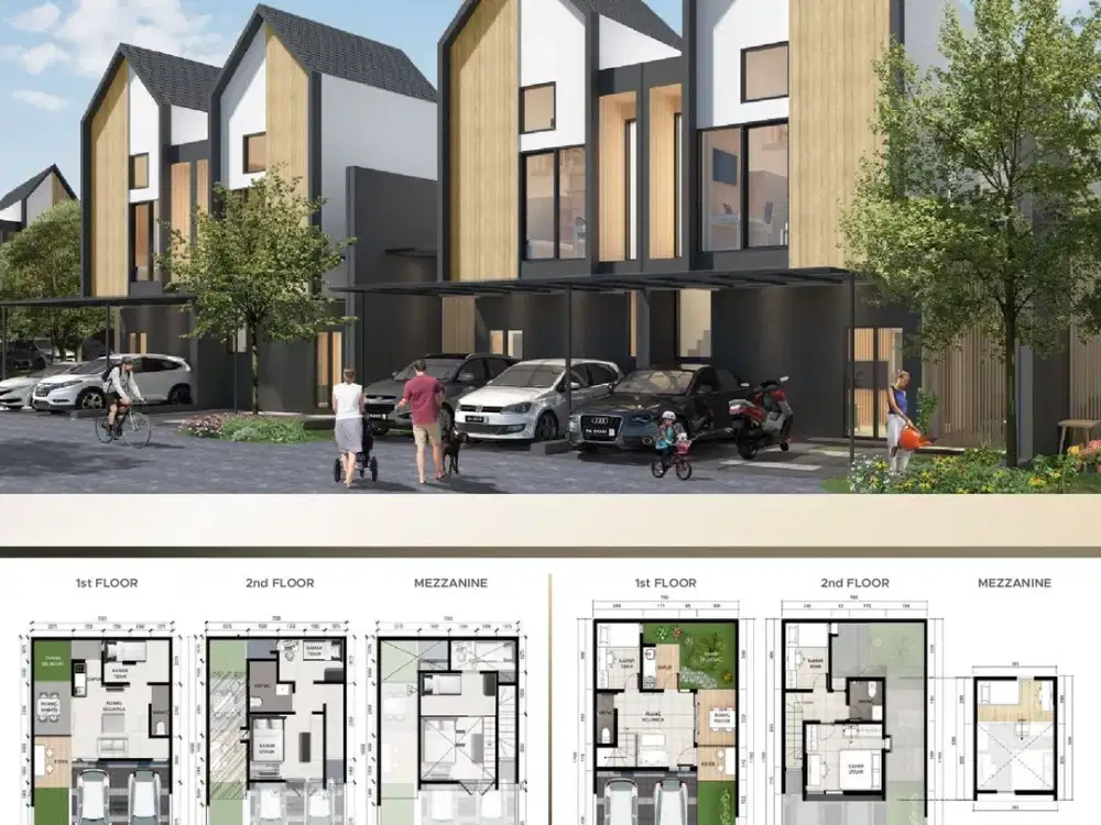 Rumah Cluster Baru Akses Dekat dari AEON MAll BSD Siap Huni J-31258