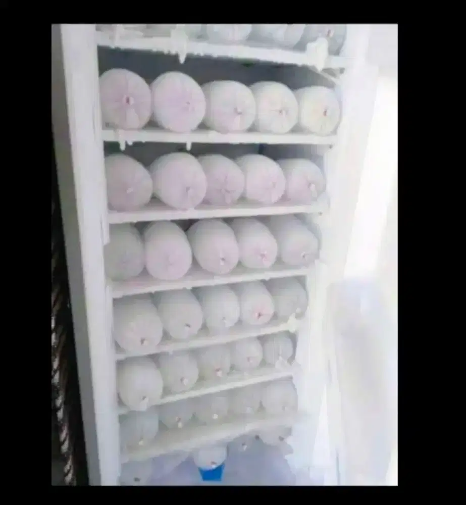 Jual freezer kulkas khusus es batu / asi ukuran 8 rak merk SHARP