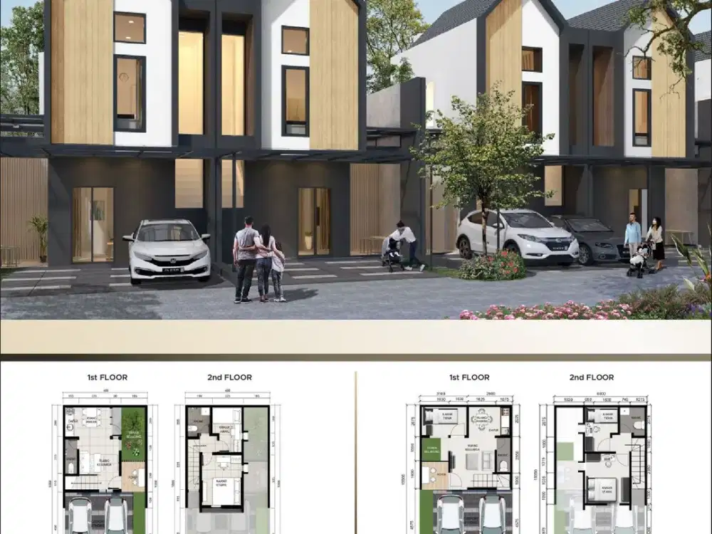 Rumah 2 Carport dekat Pasar Modern Intermoda BSD City Siap KPR J-31257