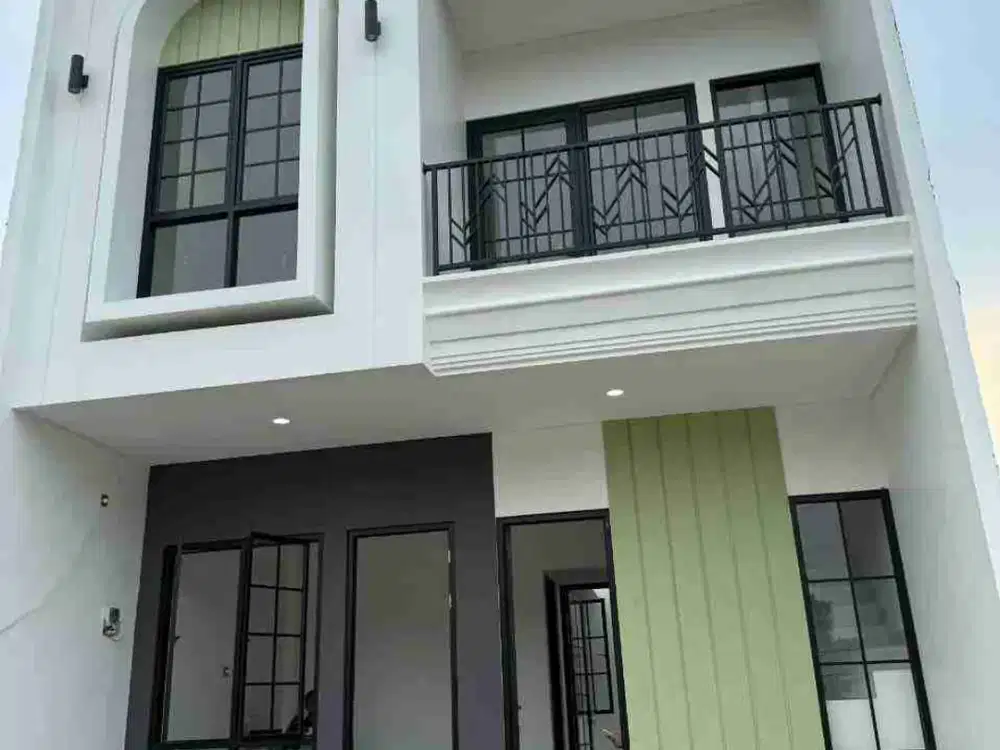 Rumah Arun Di Cilodong Siap Huni 2 Lt + Rooftop, Bisa KPR Dekat Alun Alun Depok Kota