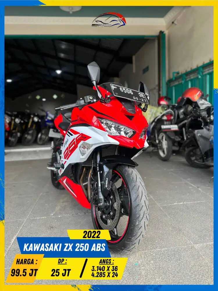 KAWASAKI NINJA ZX 250 ABS 2022 LIKE NEW MASZEHH HIKMAH MOTOR KEPUH