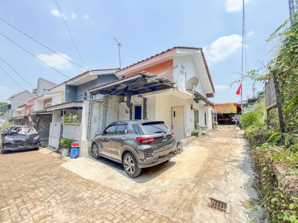 Rumah Hook Hadap Utara 15 Mnt ke Stasiun Depok Baru Siap KPR J-25019
