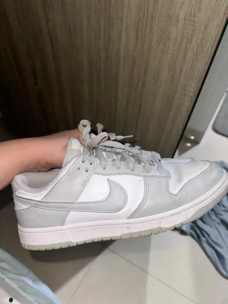 Nike Dunk Low Retro  / White / Light Smoke Grey‑White