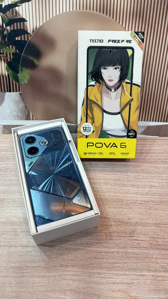 Tecno Pova 6 8/256GB Deep Blue Second Original