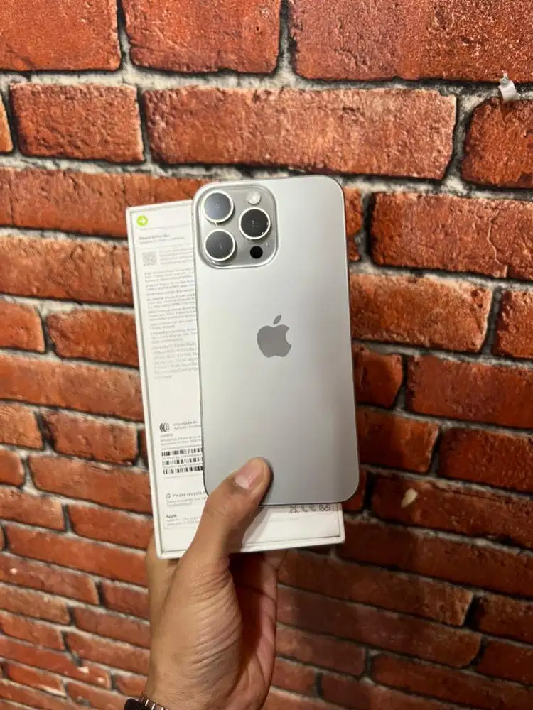 iphone 16 promax 512 natural second resmi