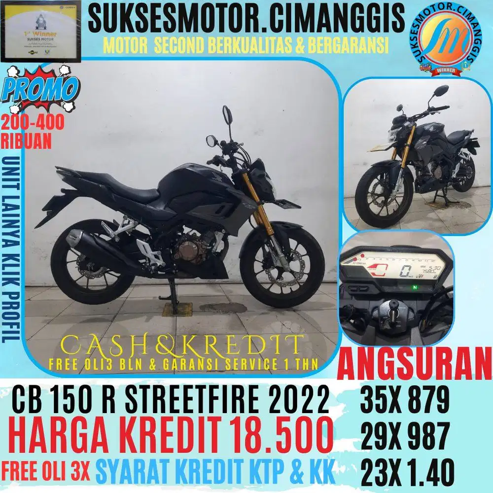 CB 150 R STREETFIRE CASHBACK UPTO 700 RIBUAN FREE OLI 3 BLN