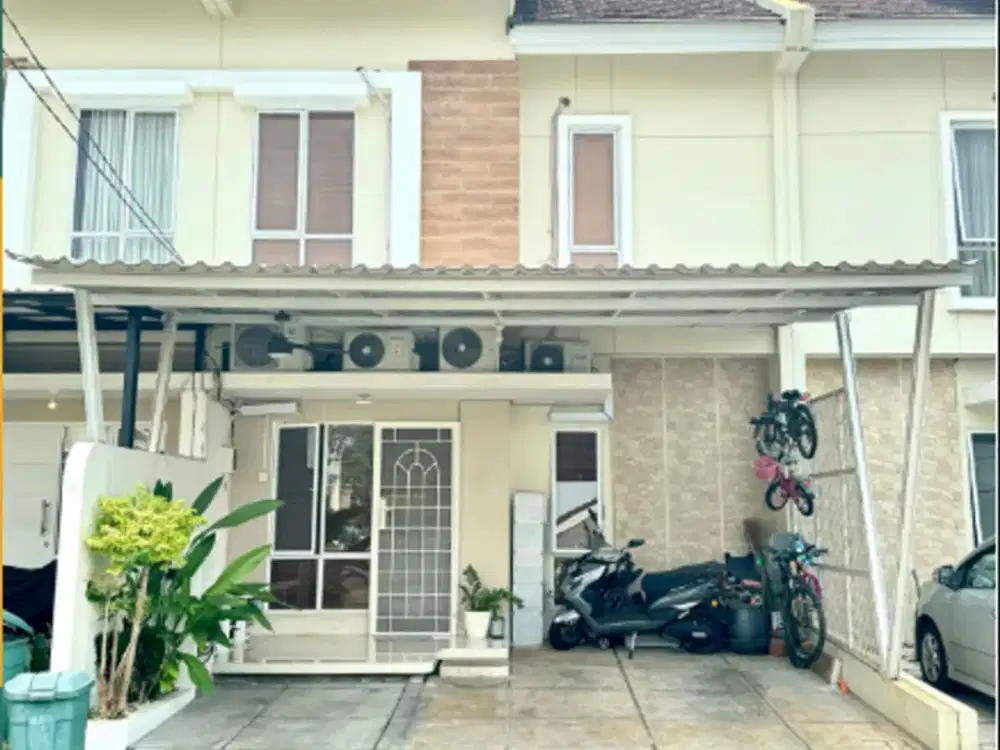 Rumah 4 KT 8 Menit ke Mall Paradise Walk Serpong Hadap Timur J-28650
