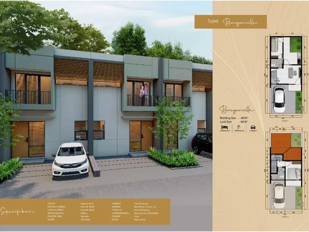 Rumah Baru Siap Huni dekat Living Plaza Pamulang Dibantu KPR J-31796