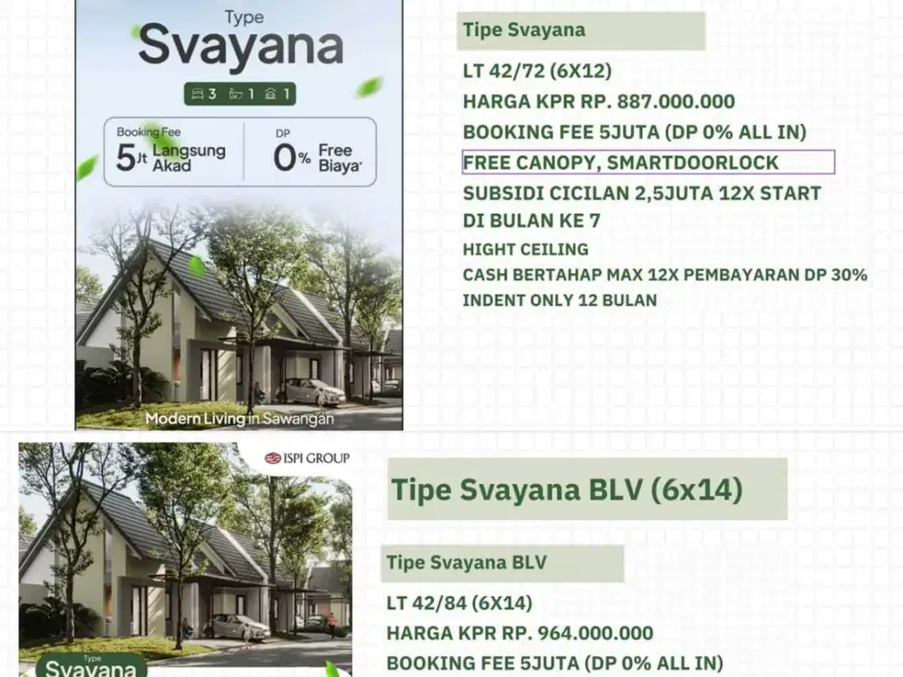 Rumah Primary dengan Mezanin dekat The Park Sawangan Depok J-30630