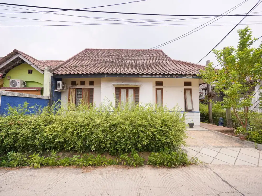 Rumah Asri Tanah Luas 6 Menit ke RS Satria Medika Dibantu KPR J-25701