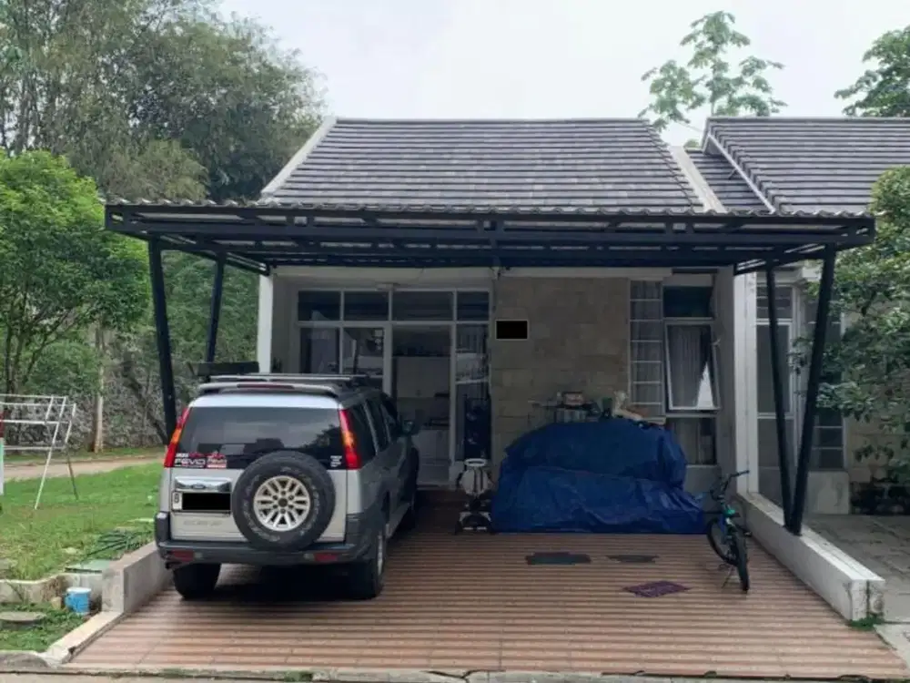 Jual Rumah Carport Luas 15 Mnt ke Stasiun Serpong Hadap Utara J-19965
