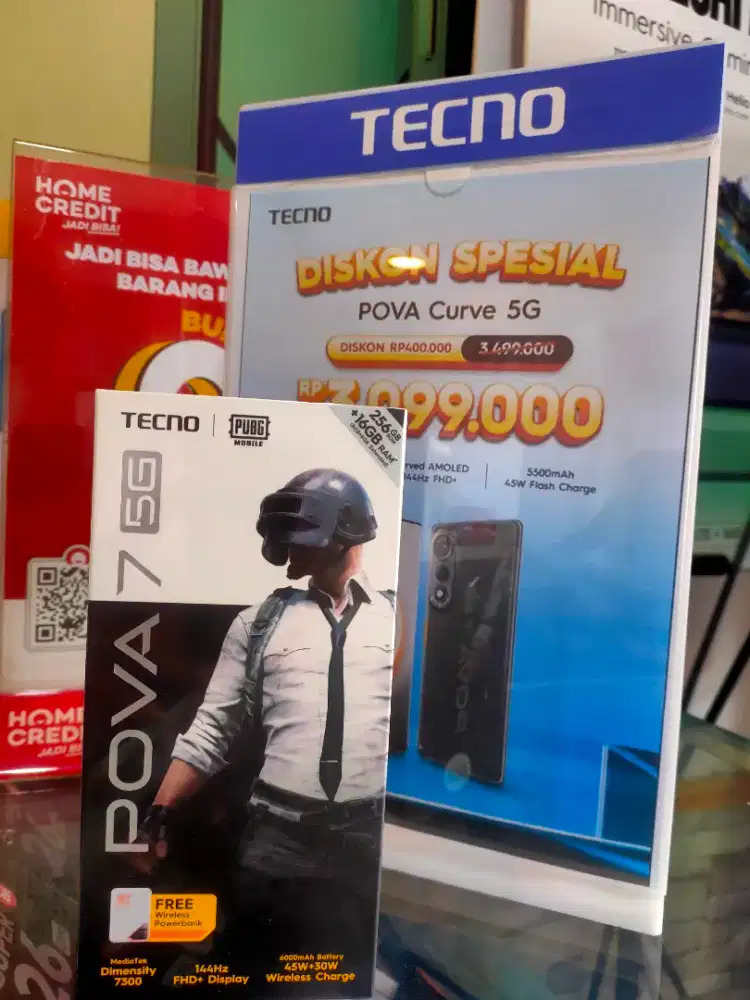 TECNO POVA 7 5G 8/256GB GARANSI RESMI SEGEL