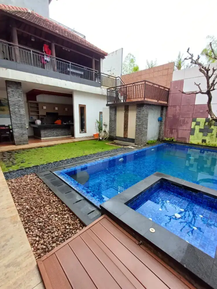 RUMAH MEWAH 3 ARE IMAM BONJOL FULL FURNISH KAWASAN ELITE