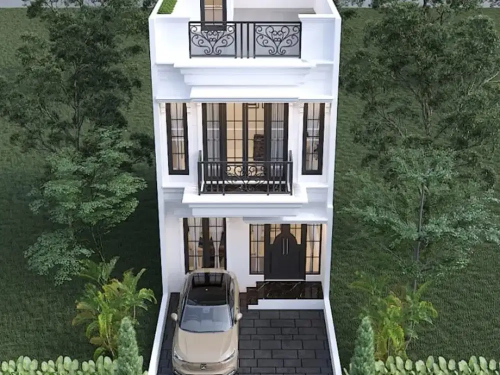 Rumah Baru 2 Lantai 10 Mnt ke AEON Mall Tanjung Barat Siap KPR J-29354