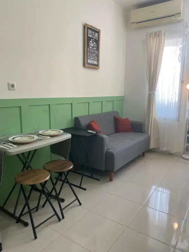 Dijual Apartemen Puncak Kertajaya 2BR Bagus Full Furnished