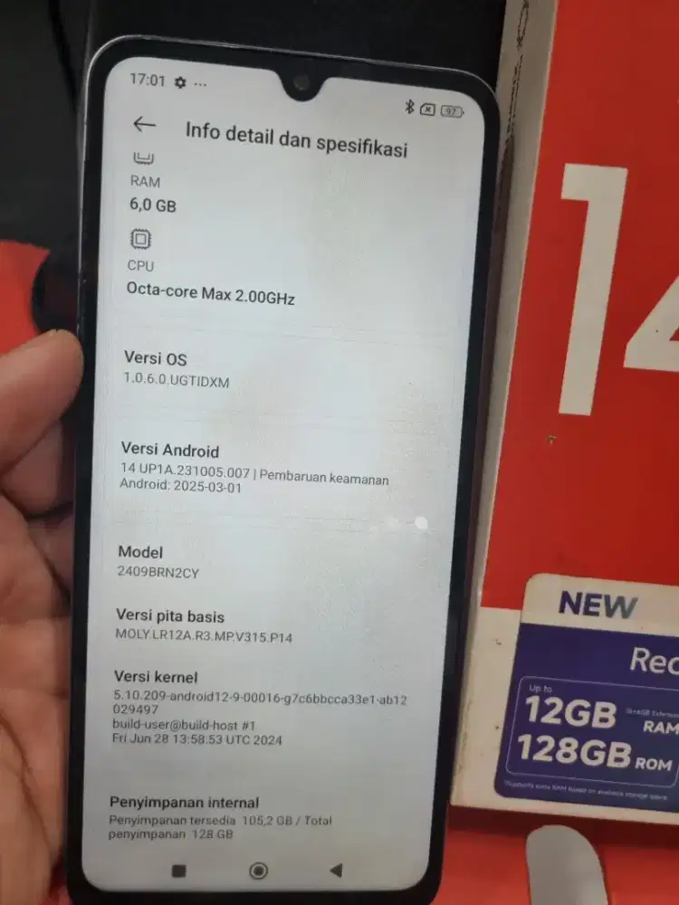 Jual xiomi redmi 14C