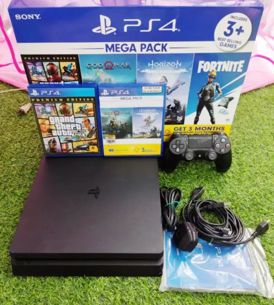 Sony PS 4 slim 1TB pemakaian pribadi dari baru