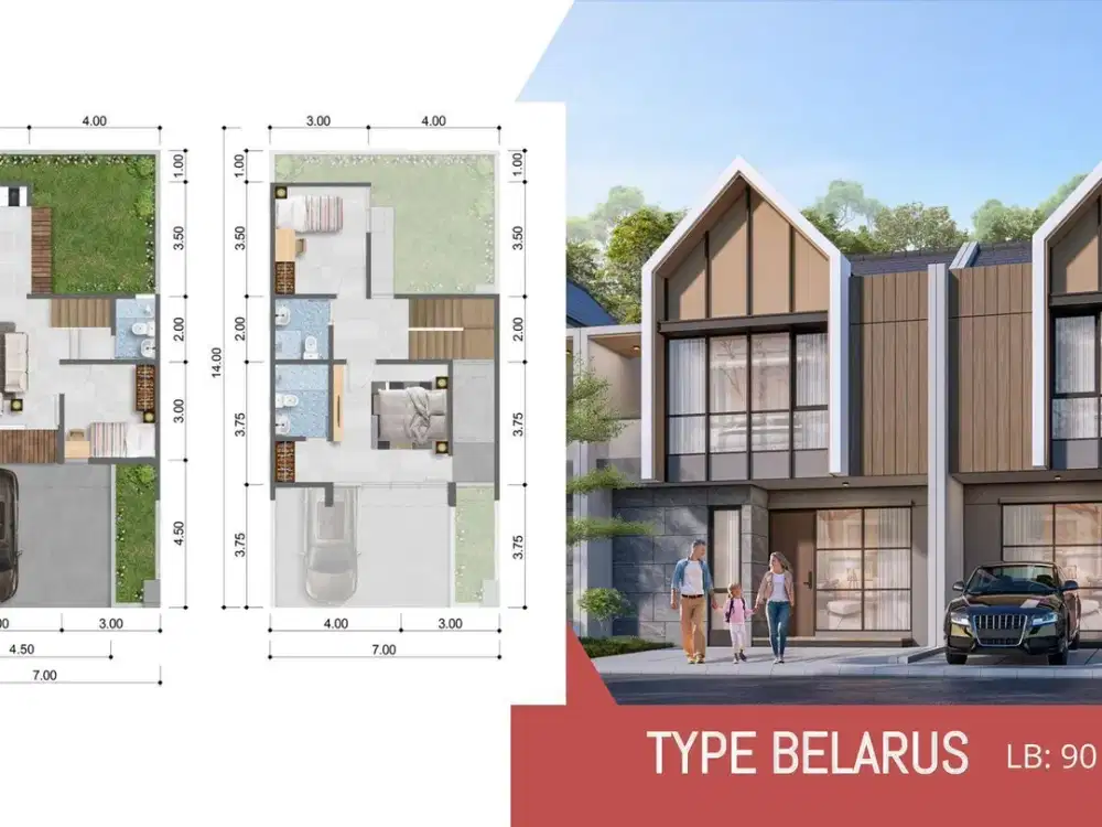 Jual Rumah 2 Lt Siap KPR dekat Pasar Modern Intermoda BSD City J-31234