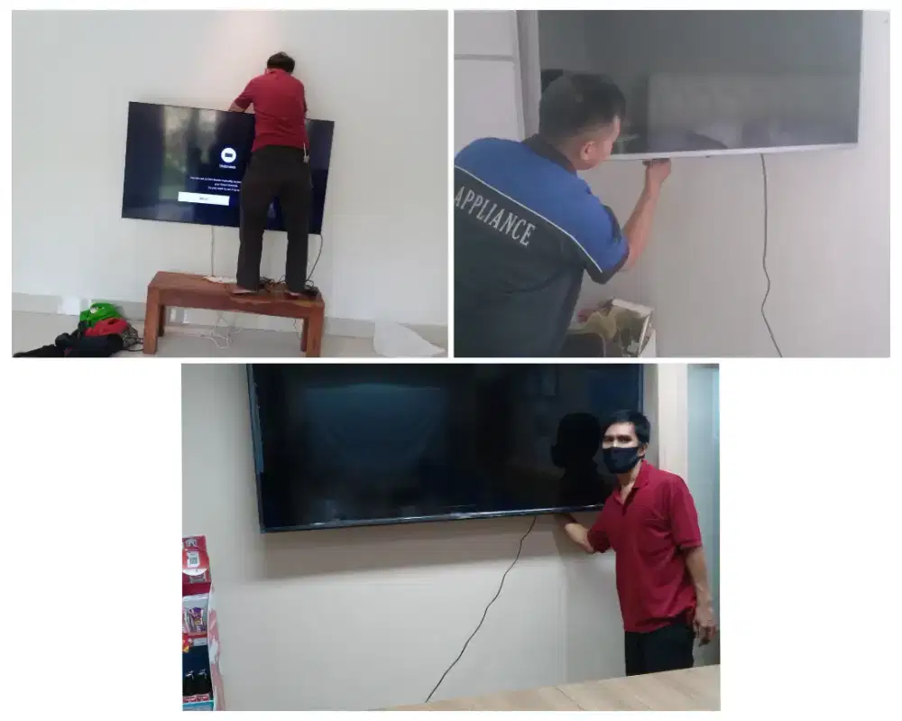 Pasangkan bracket breket briket terima rapih