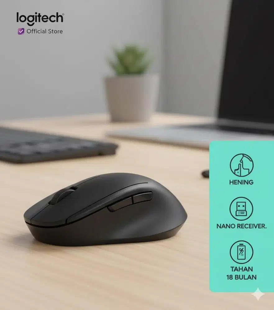 logitech M331 warna black