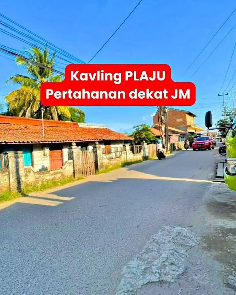 dijual tanah plaju pertahanan murah