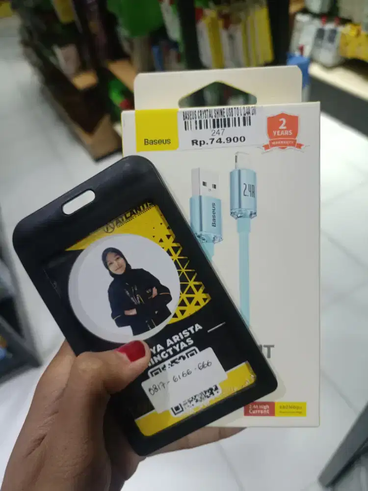 Baseus crystal shine usb to L ATLANTIS DAHSYAT