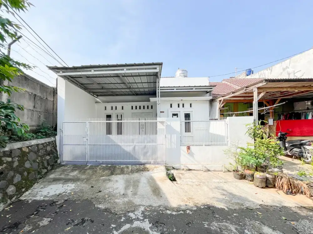 Rumah LT 92 Siap Huni Akses Dekat Stasiun Depok Bebas Banjir J-23750