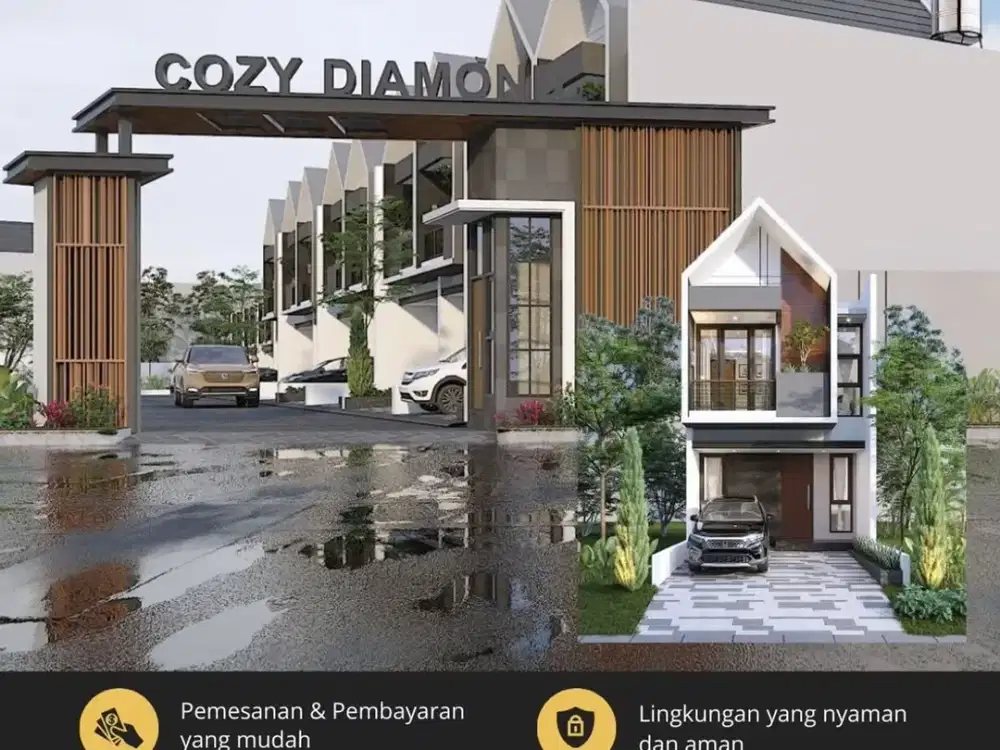 Rumah Bergaya Scandinavian 2 Lt Dekat Transtudio Mall Cibubur J-29392
