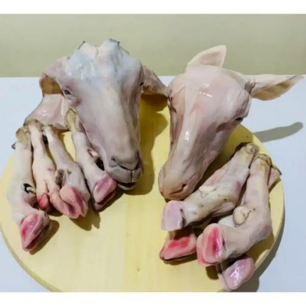 Paket Kepala Kambing Untuh + 4 Kaki
