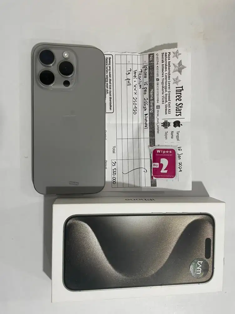 Iphone 15 pro 256 ibox