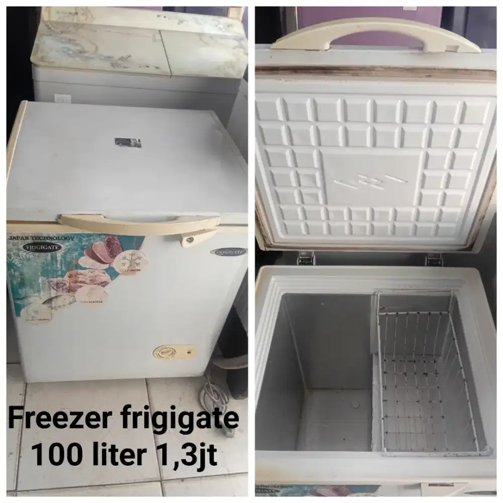 Freezer box FRIGIGATE 100L bekas bergaransi