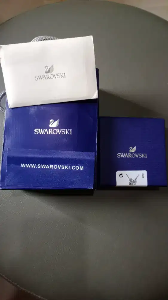 Silver necklace swarovski original