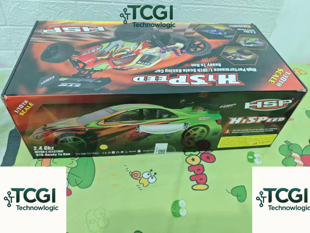 RC Car Drift Nitro On-Road 1/10 Upgrade ke Metal aloy Sangat Like New