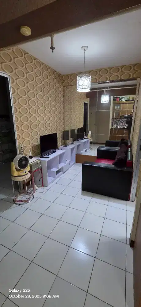 Disewakan 2 BR, apartemen pancoran riveraide, lt 18.