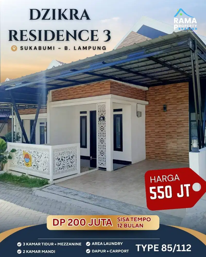 PERUMAHAN DEKAT PUSAT KOTA BANDAR LAMPUNG