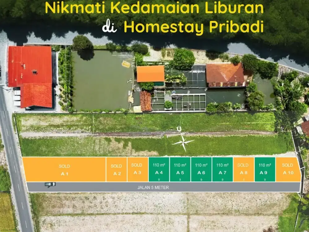 Tanah Dekat Kampus UMY Untuk Rumah di Jl. Sidokarto Godean